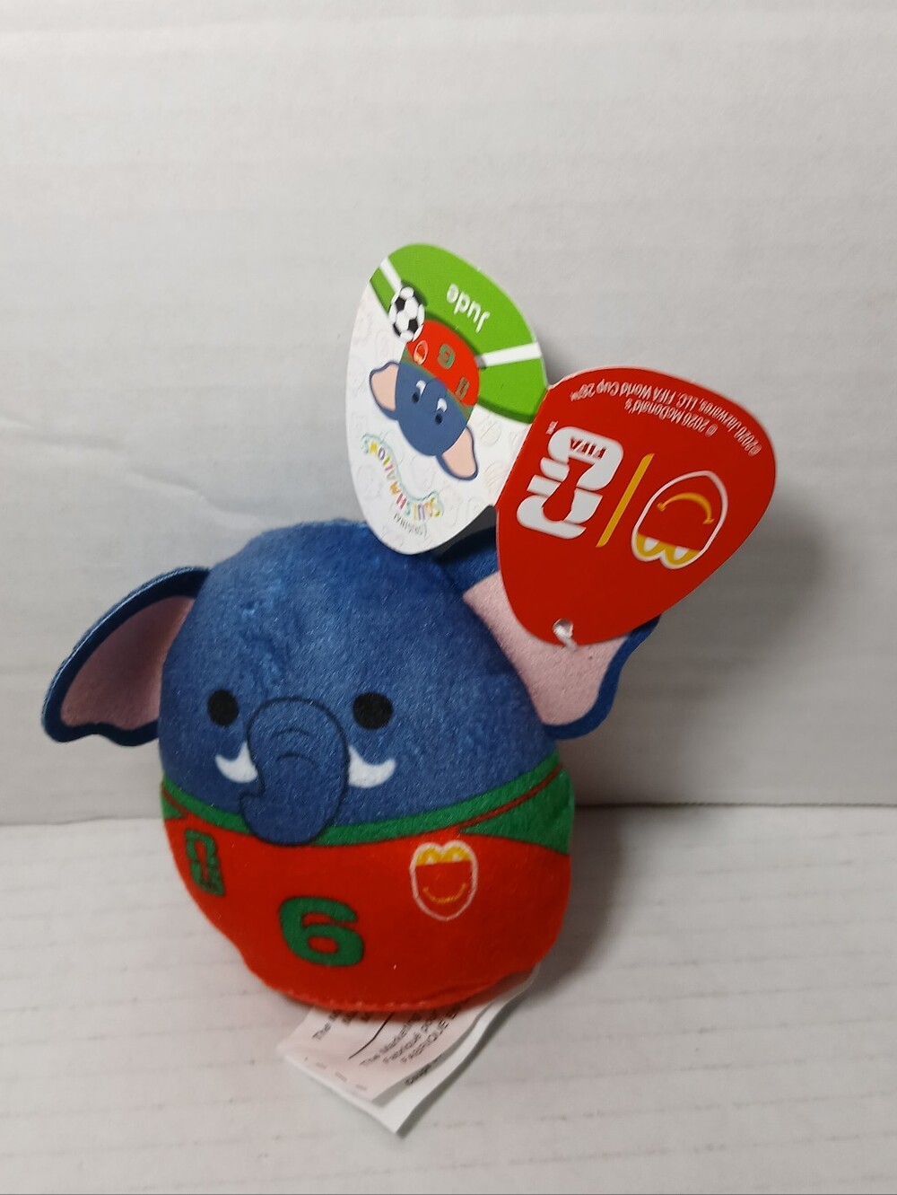 McDonald’s FIFA Squishmallows Jude New no box